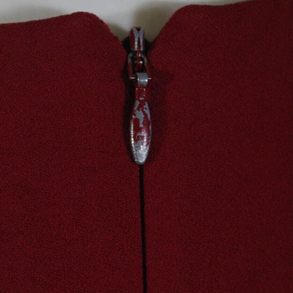 Theory Malkan Dress Size 4 Red - Picture 4 of 6